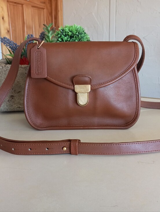 Coach Handbags - Coach Gilford Crossbody Bag, 1992, British Tan, Camden Classics Collection